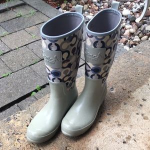 COACH rain boots!